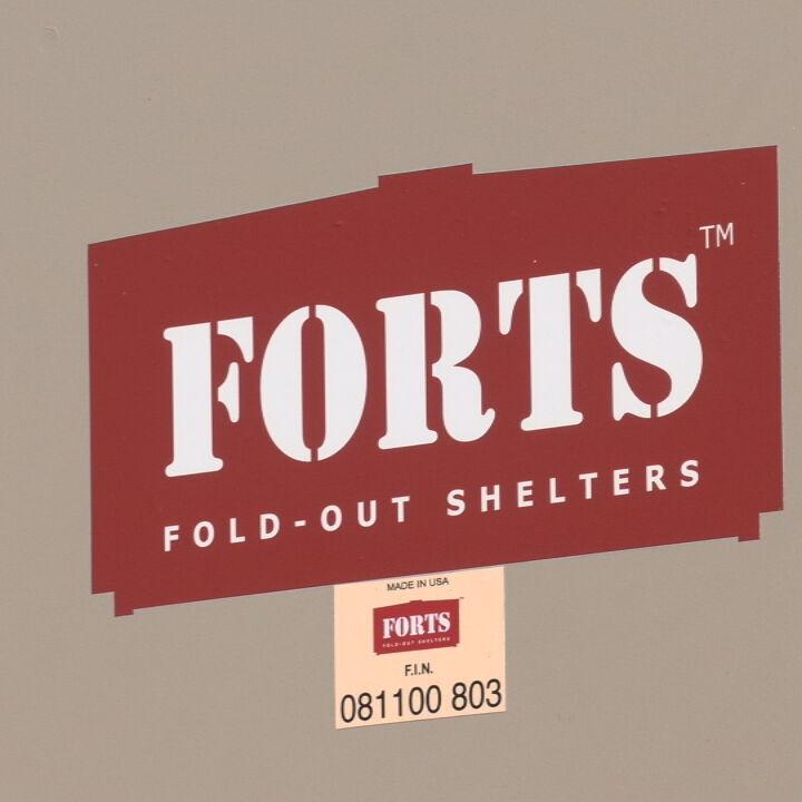 FORTS fold-out shelter logo